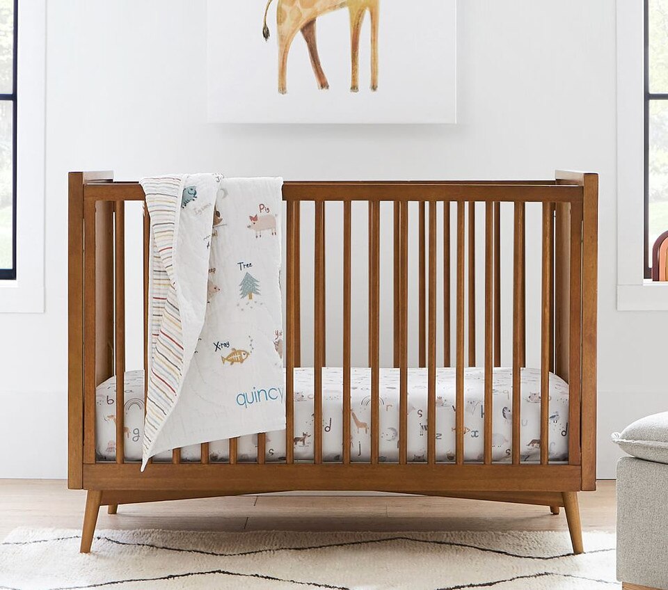 West Elm x PBK MidCentury Cot Pottery Barn Kids Australia